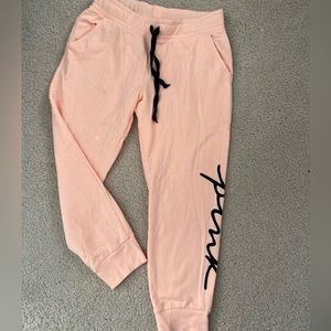 PINK Victoria's Secret Peach Joggers